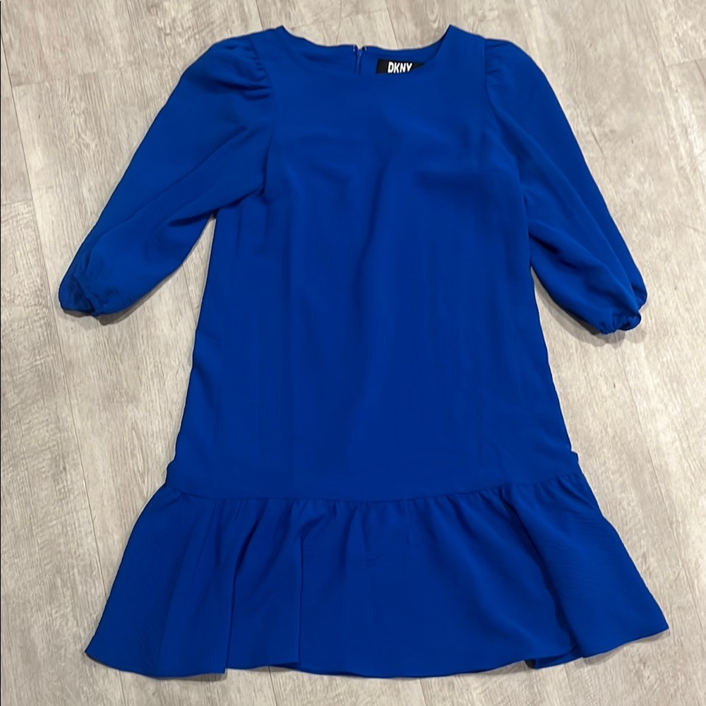 DKNY cobalt blue dress